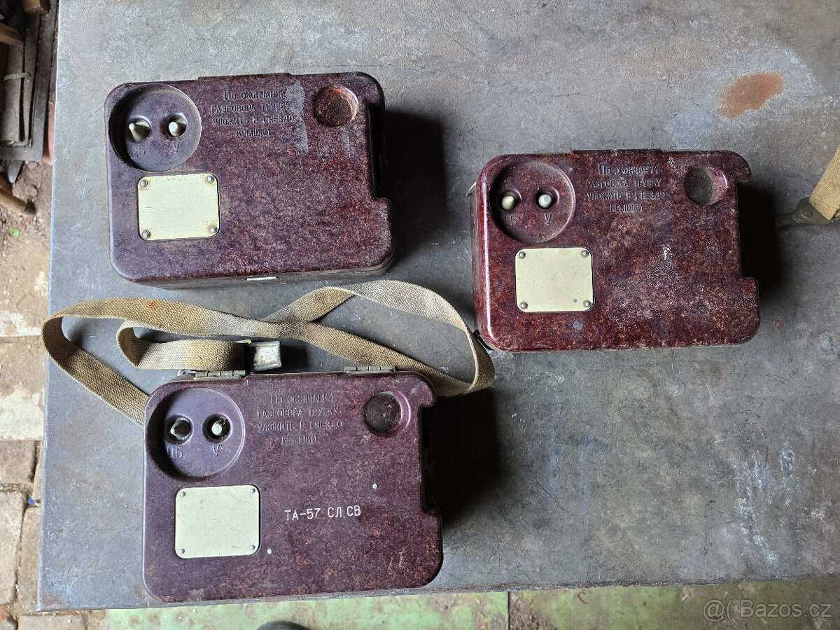 polní telefon TA-57 SSSR