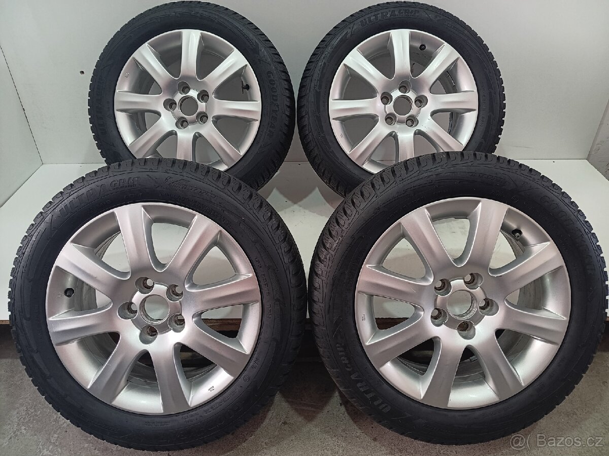 Zimní alu kola 5x100 R15 ET43 pneu 195/55/15/