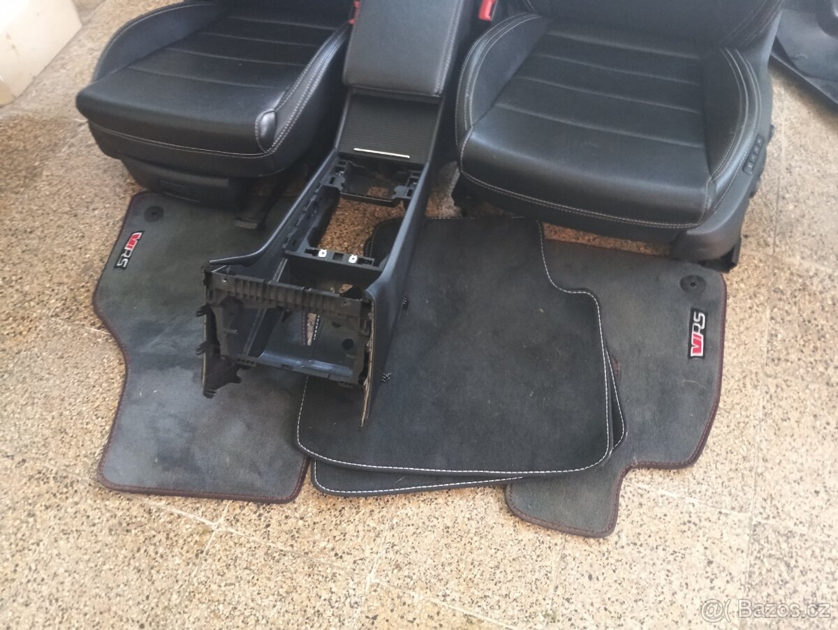 Kožené sedadla Superb 3 combi