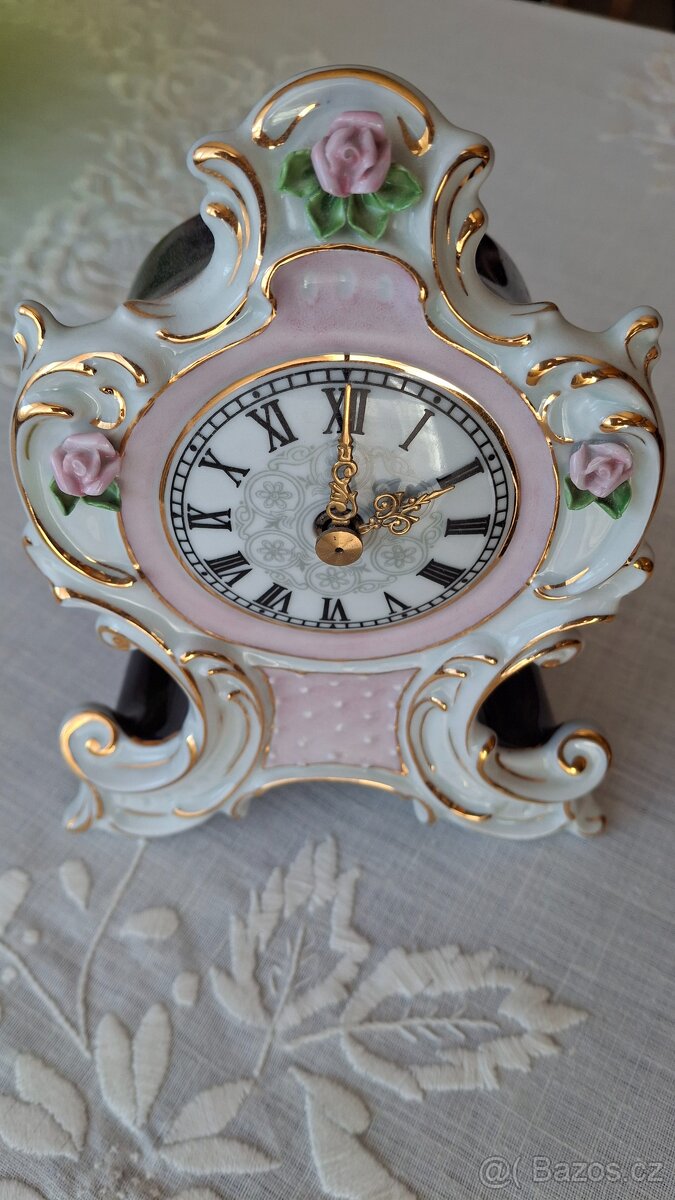 Porcelánové Hodiny Duchcov - JOSEFINA
