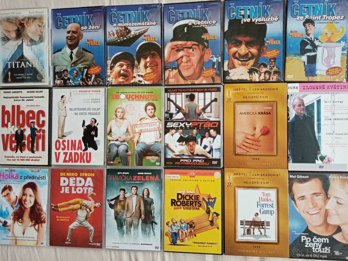 Original DVD komedie a romantika od 43Kc