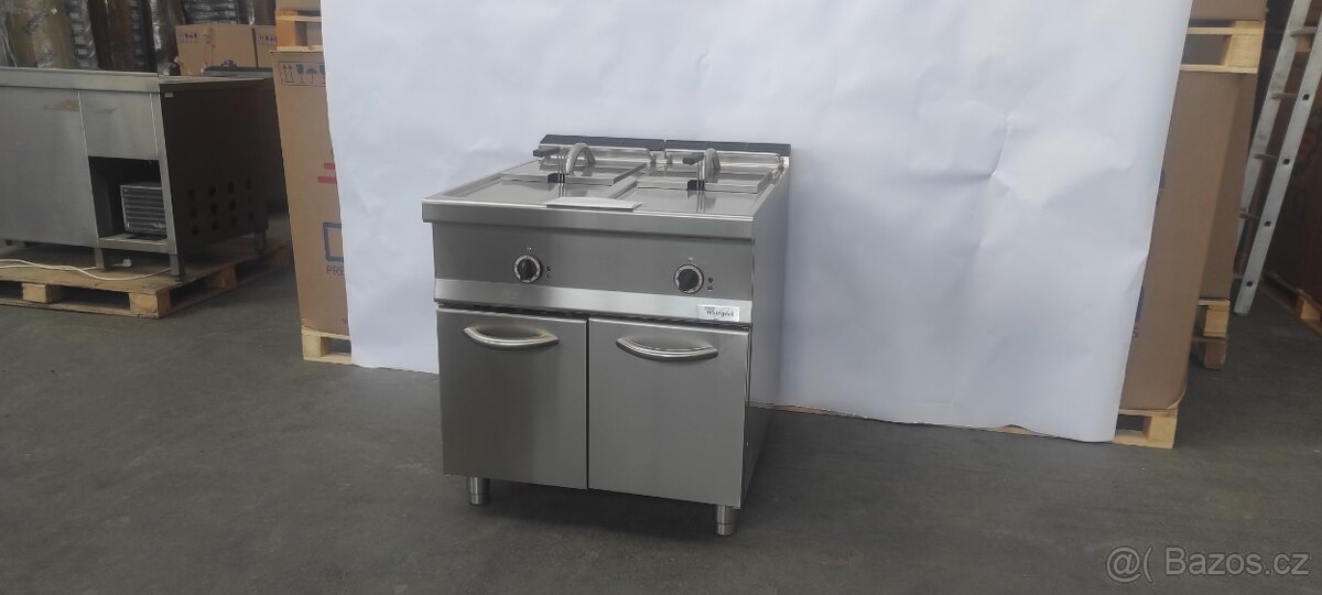 Fritéza Whirlpool elektrická s podestavou- 2x 15l
