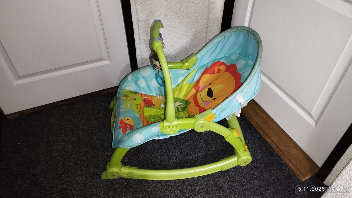 Dětské vibrační,houpací lehátko