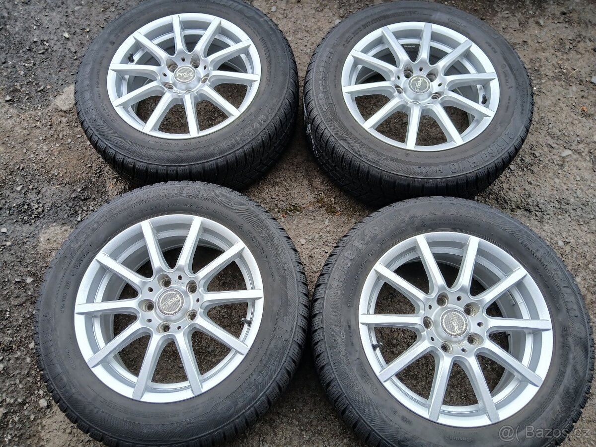 Sada ALU kol Proline 215/60R16 zimní
