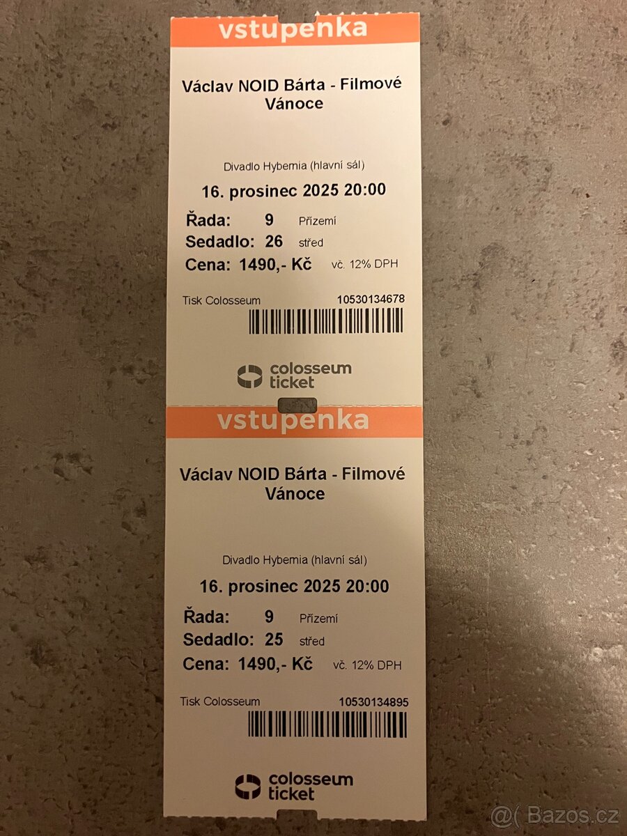 Václav NOID Bárta - filmové vánoce 16.12.2025