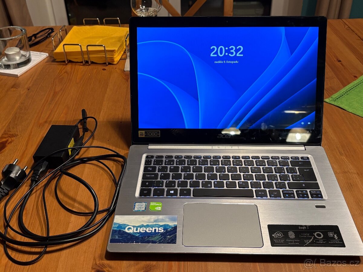 Acer Swift 3 (i5, 8GB RAM, 238GB SSD)