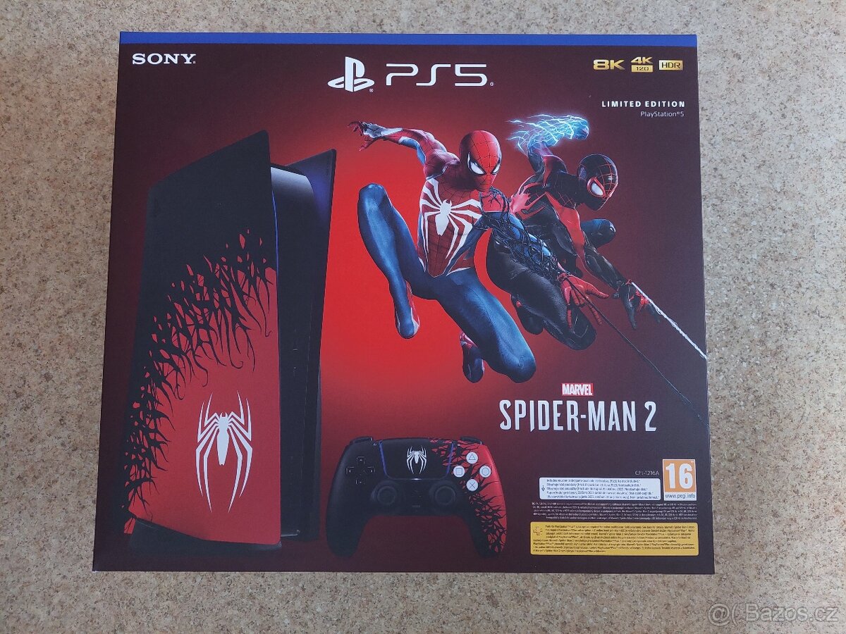 Nová Herní konzole Sony Playstation 5 Spider-Man Edice