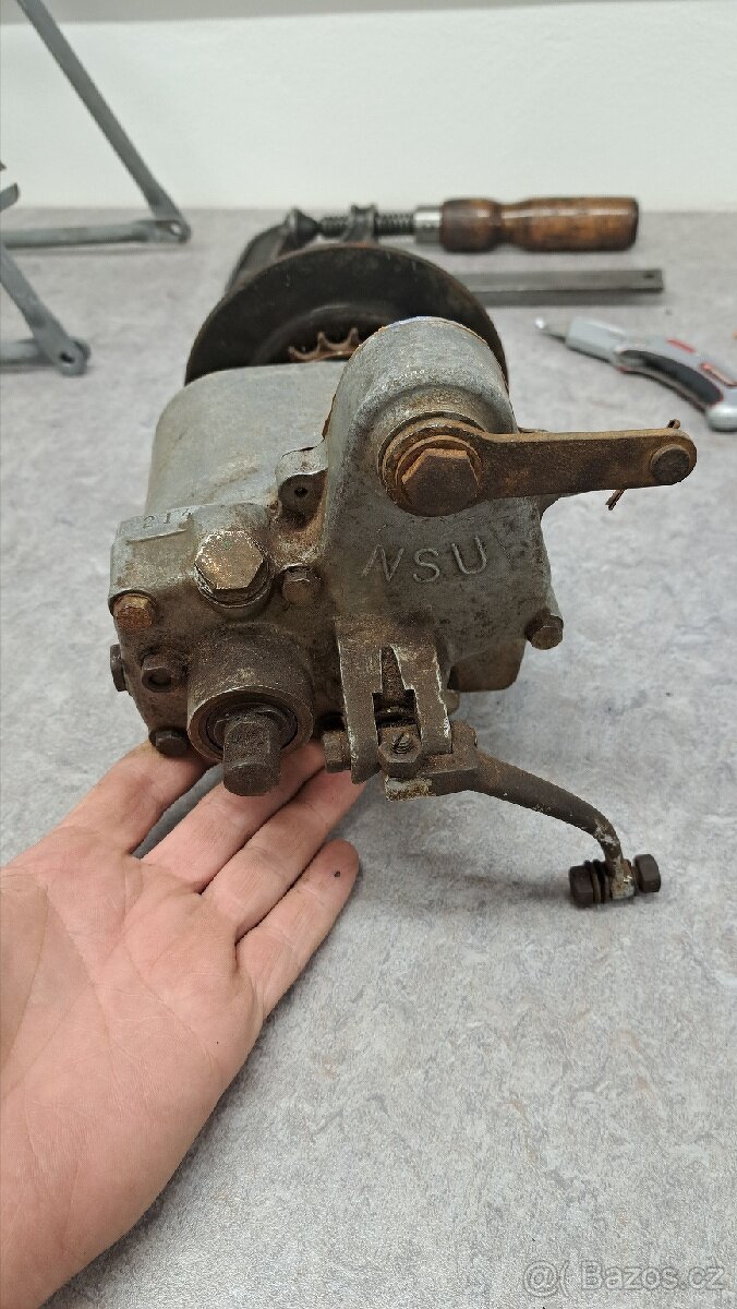 Převodovka NSU 175, 201 Z a ZD 3 rychlostní 1930-33