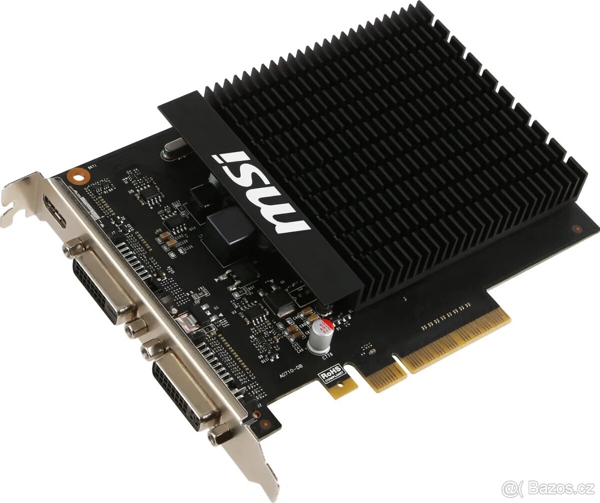 MSI GeForce GT 710 2GD3H H2D pasivní