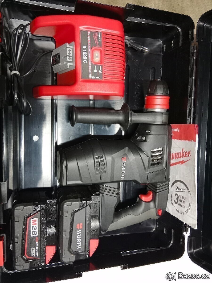 Aku bourací kladivo  WURTH-Milwaukee