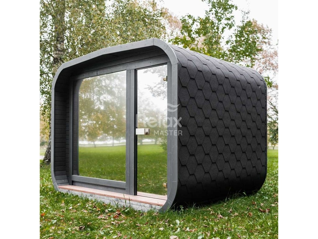 Finská sauna LUX MINI sauna o rozměrech 245×300