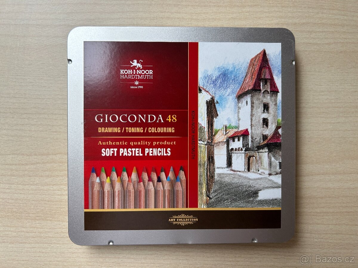Pastely v tužce Koh-i-Noor Gioconda Soft Pastel Pencils 48ks