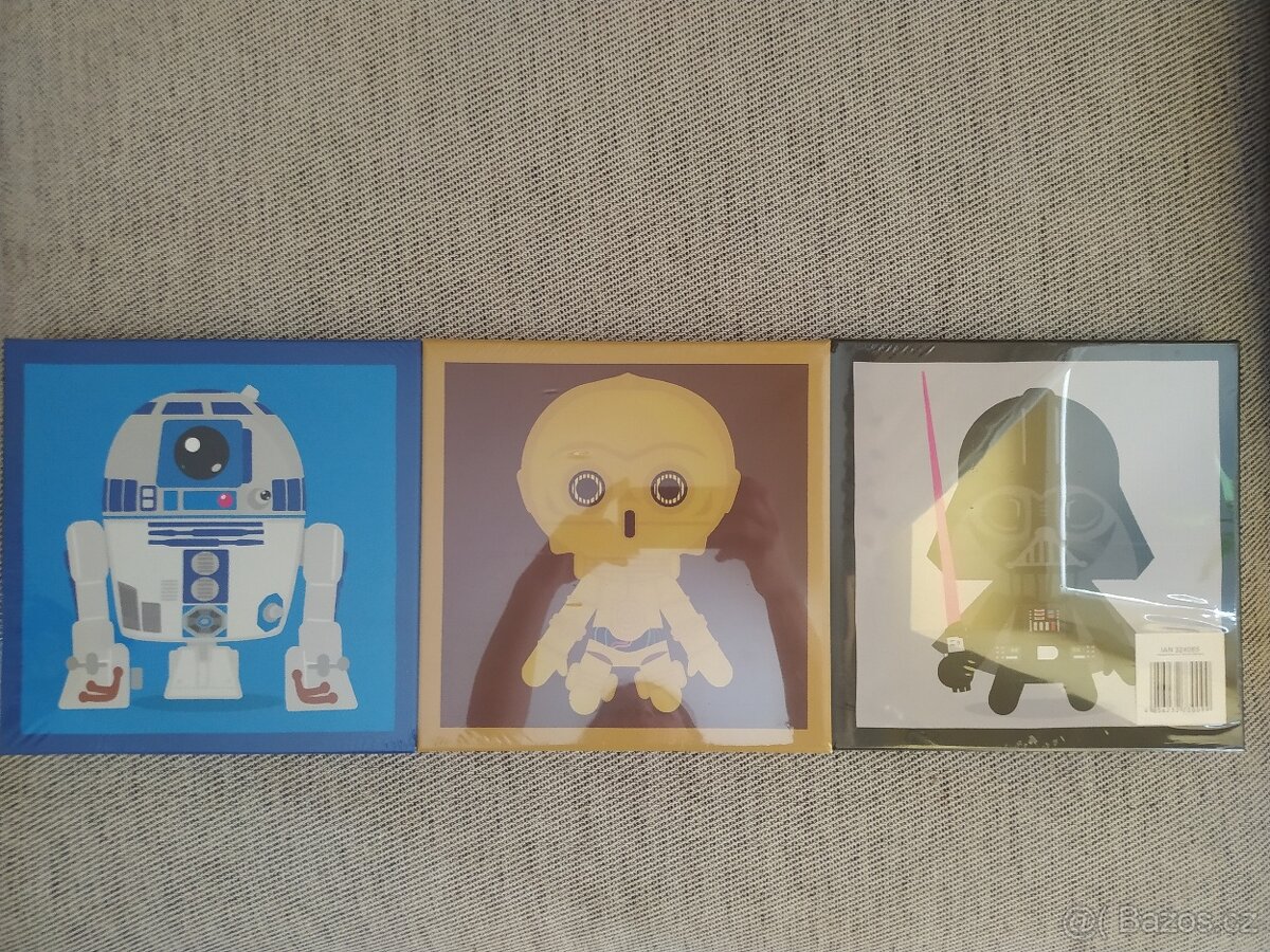 Tři nové obrazy Star Wars v originálním balení zn. Pyramid
