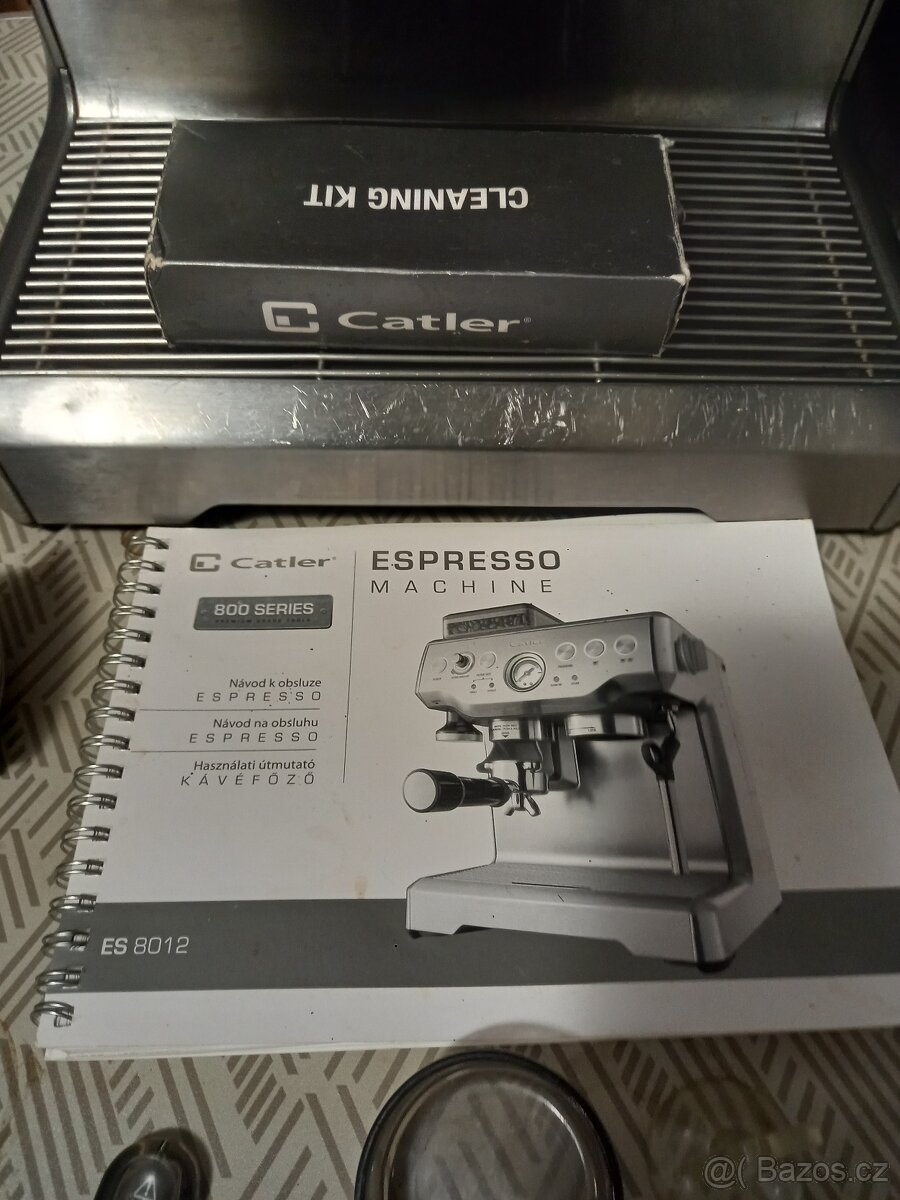 Kávovar catler pákový s mlýnkem