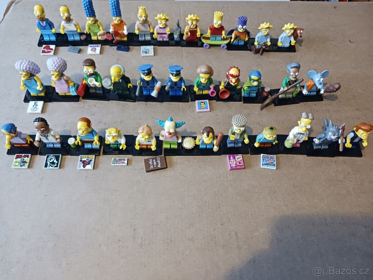 PRODÁM KOMPLETNÍ 1. I 2. SÉRII SIMPSONOVI