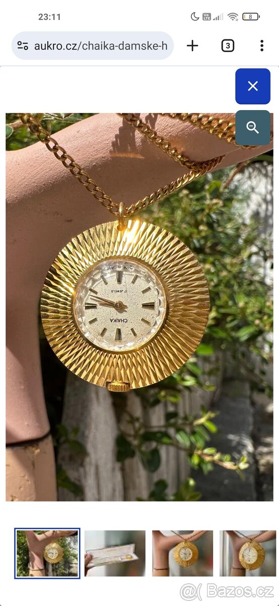 Predám hodinky chaika 17 jewels