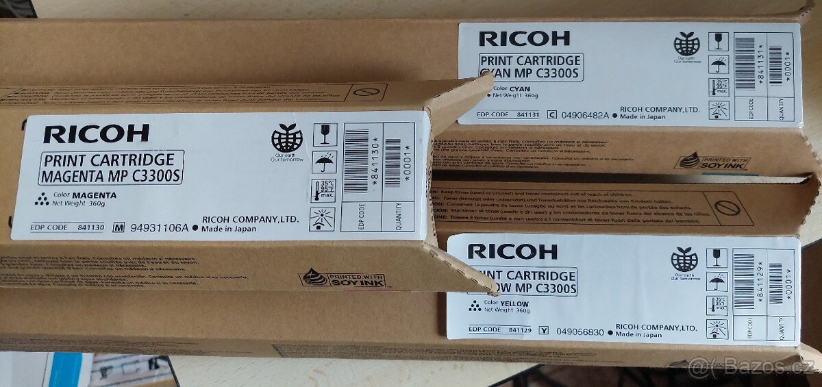 Tonerový set CMY RICOH MP C3300