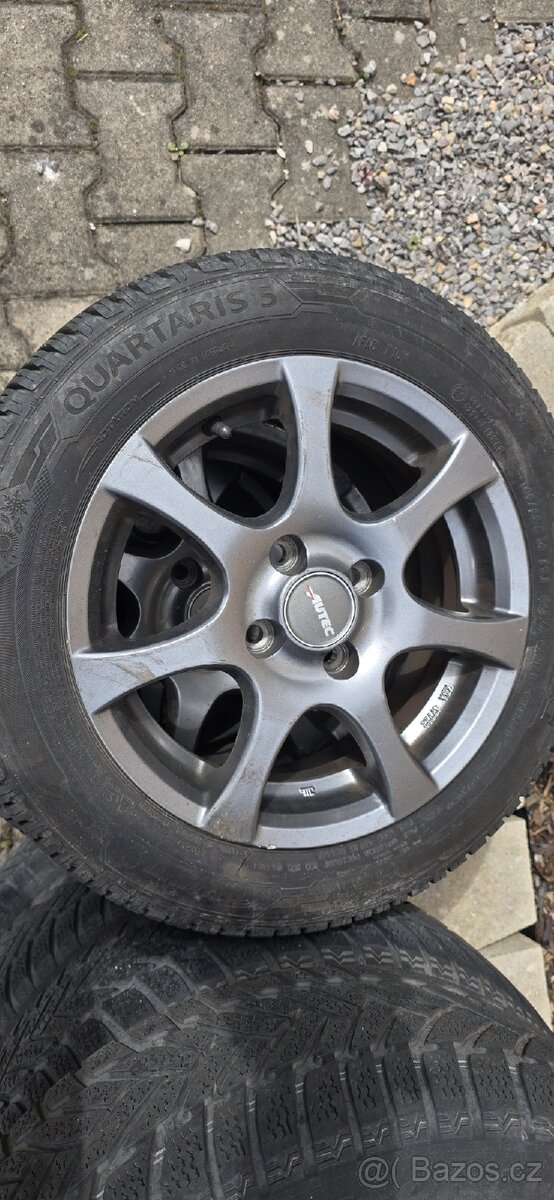 Alu Fiat Panda 14" 4x98 165/65 14 celoroční pneu