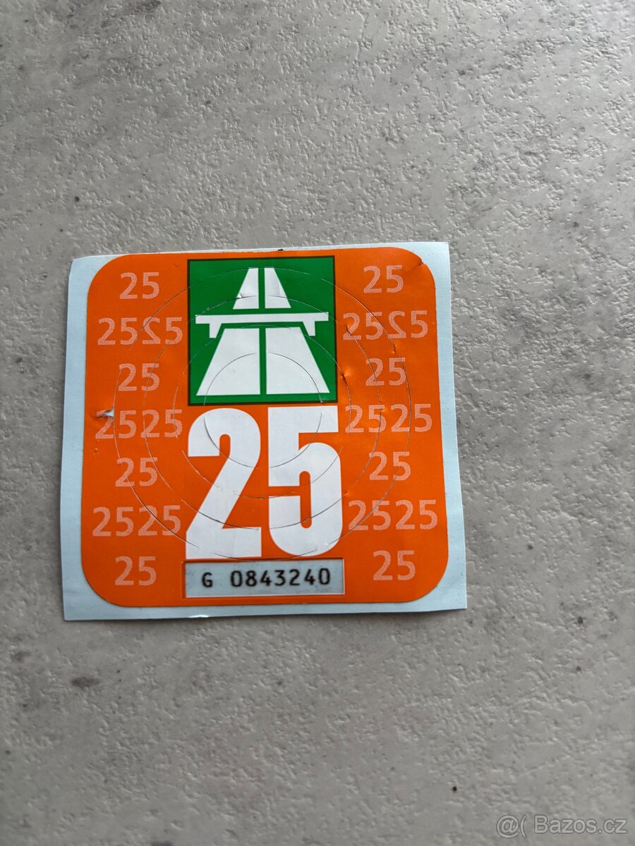 Švýcarská dálniční známka 2025