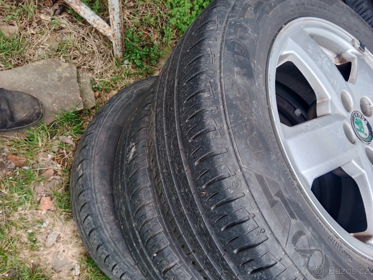 Prodám alu kola 15x100 Octavia 1