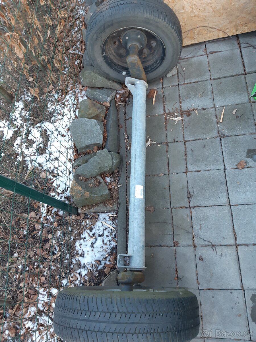 Náprava na přívěsný vozík 1300kg