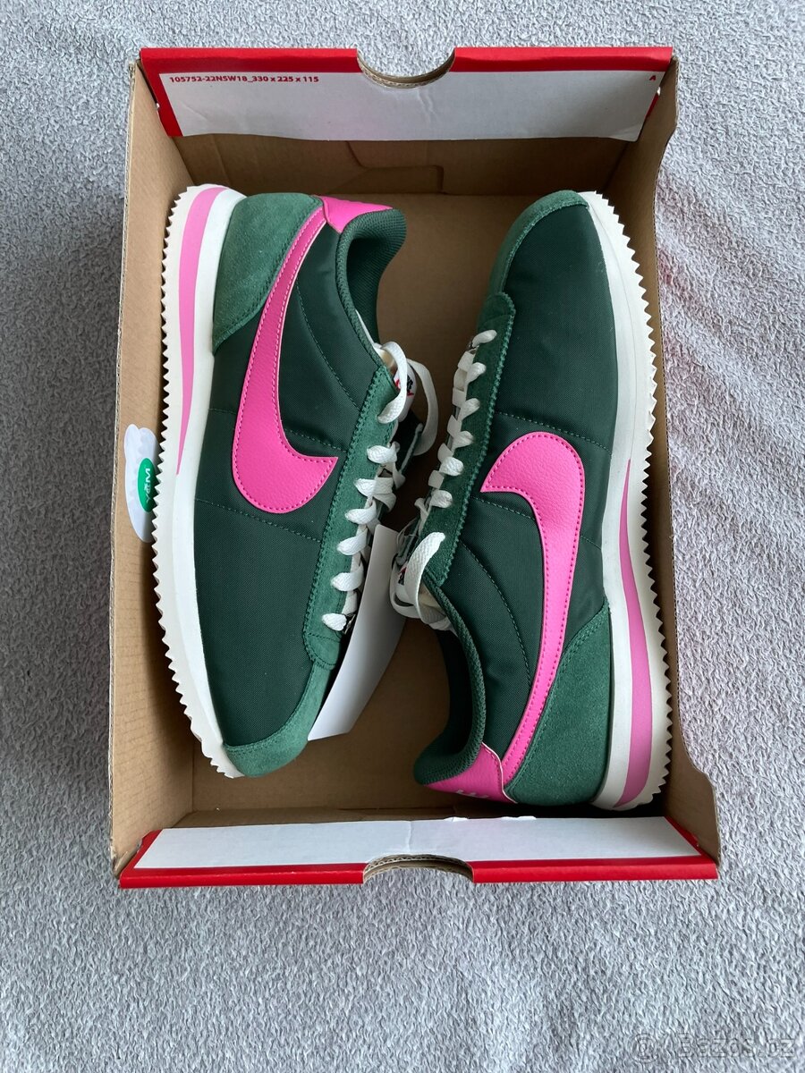 Nike Cortez txt Fir/Pinkscale-sail-team orange vel.43/28cm