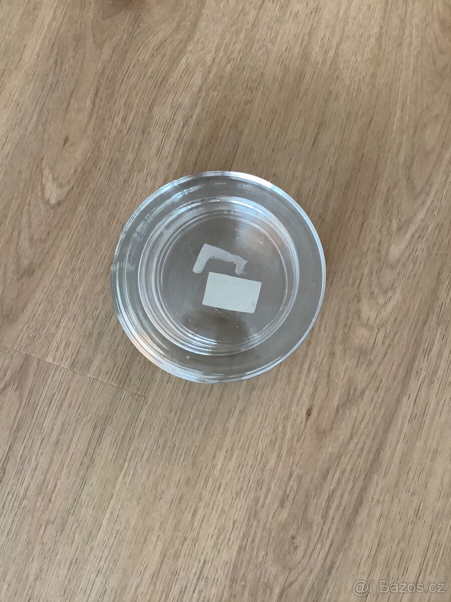 IKEA sklenene podlozky pod svicky - 6 ks