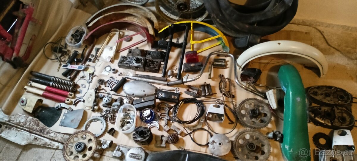 Díly Jawa pionýr, Babetta, Simson