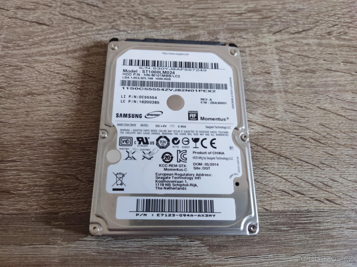 Samsung 1 TB Notebook