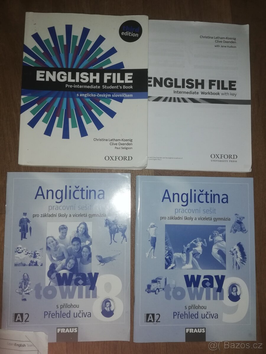 Angličtina pracovní sešity+English file.