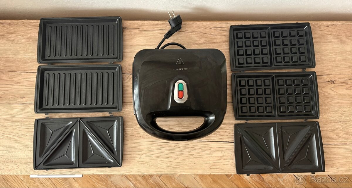 Sendvičovač / toustovač 3v1