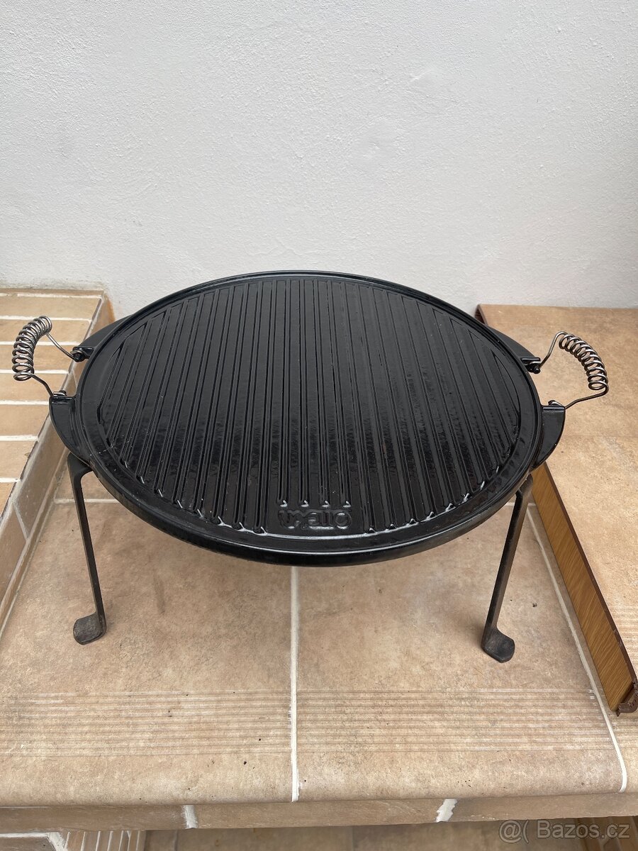 Grilovací plotna do ohniště