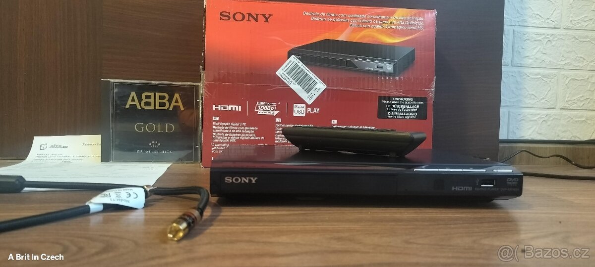 Sony DVD/CD Player + Toslink + Abba CD