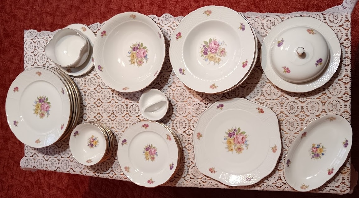 Jídelní porcelánový servis THUN TK NATALIE