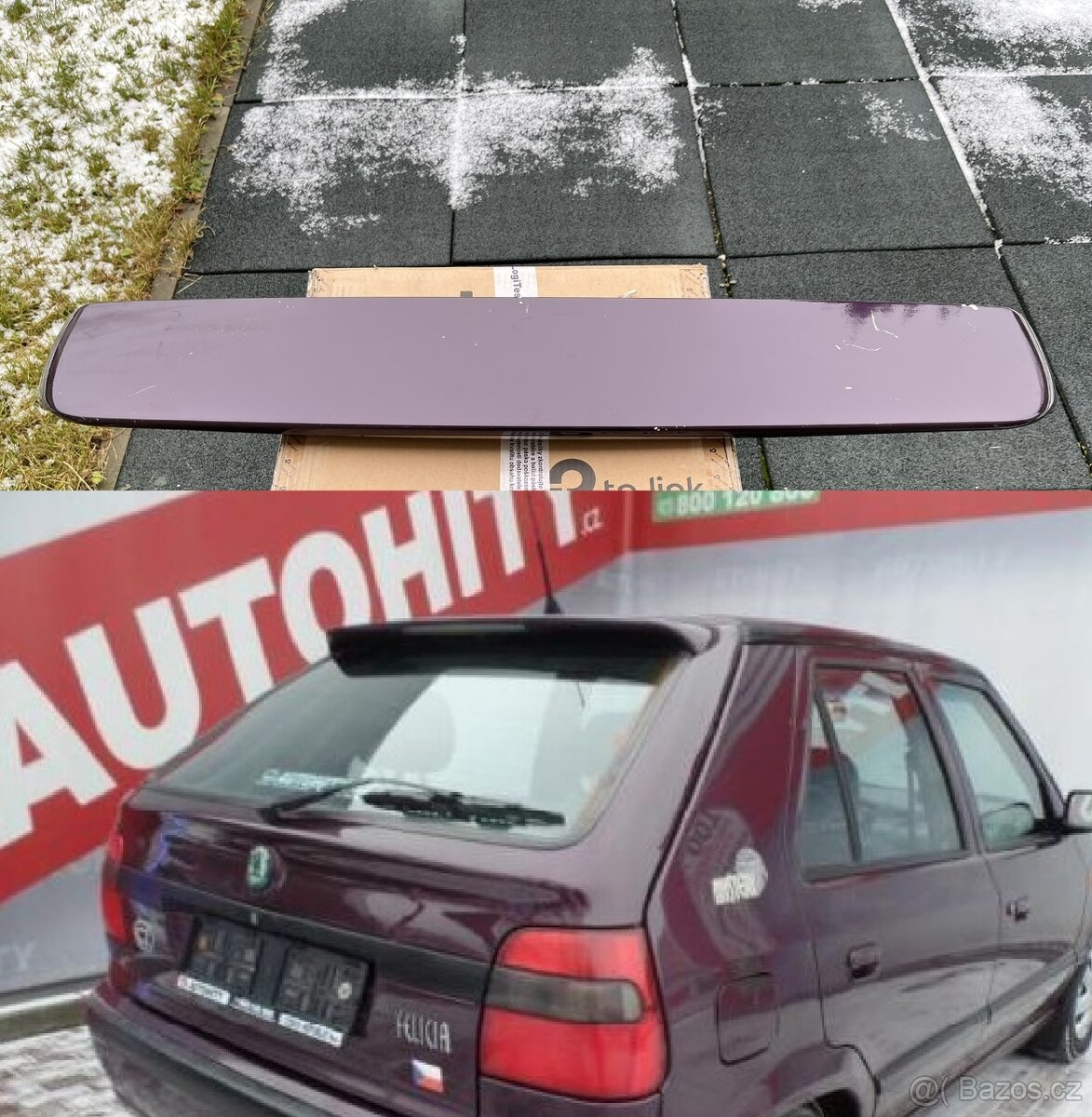 Spojler 5.dveří Škoda Felicia - stříška MYSTERY