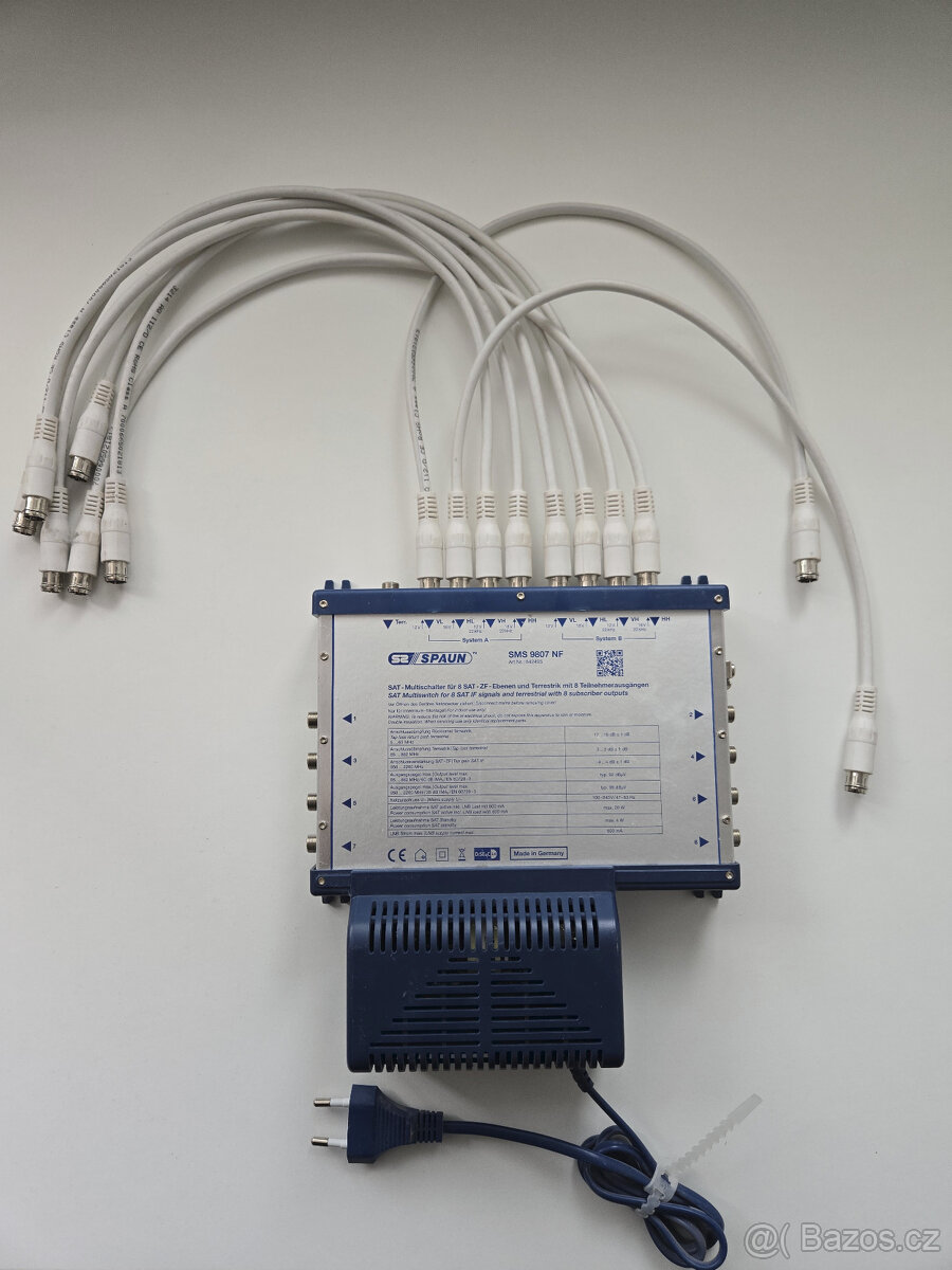Spaun Sat Compact Multiswitch SMS 9807 NF použitý