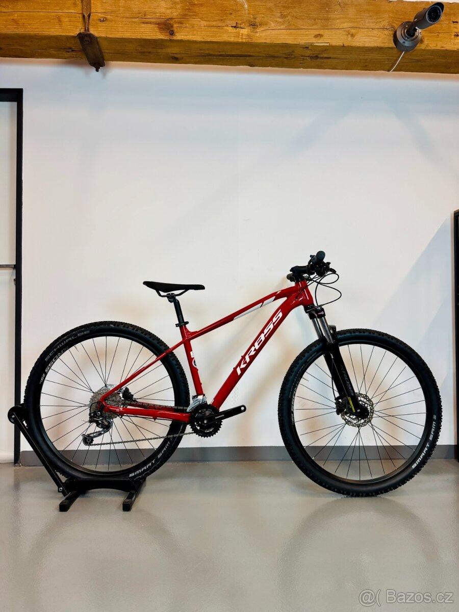 Kross LEVEL 3.0 SR - červená/bílá - M