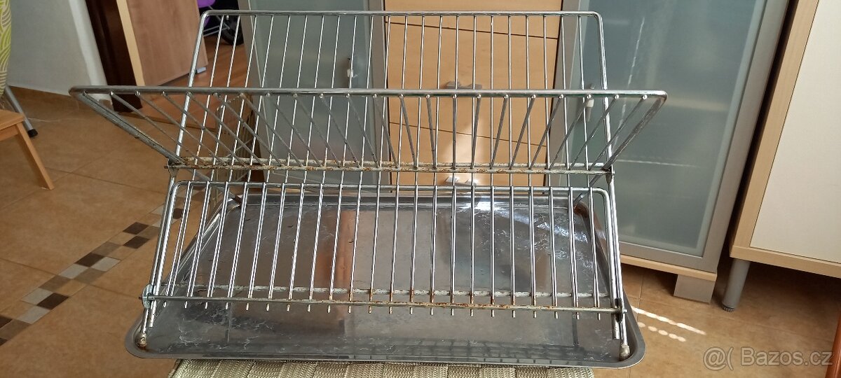 Odkapavac na nadobi - kov, 40 cm, použitý