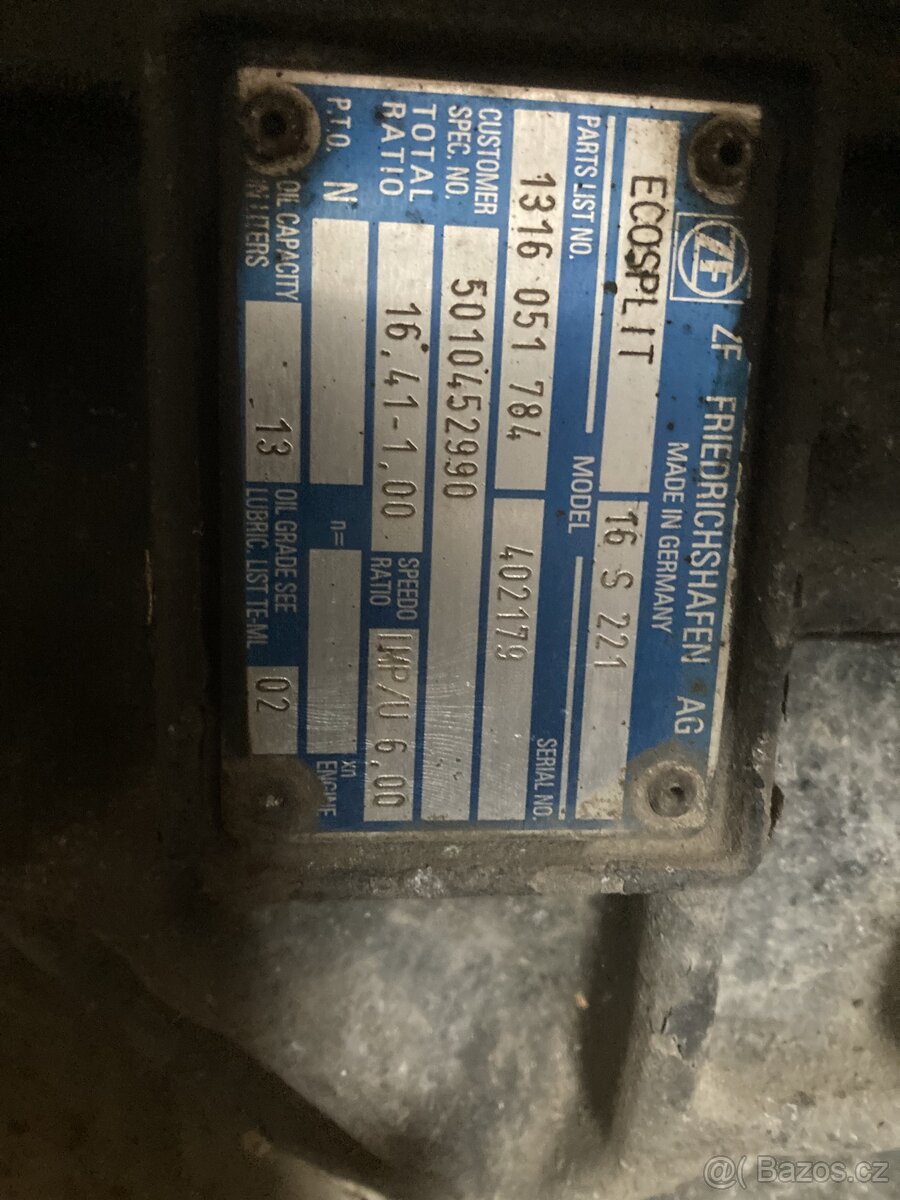 Převodovka ZF Renault, DAF