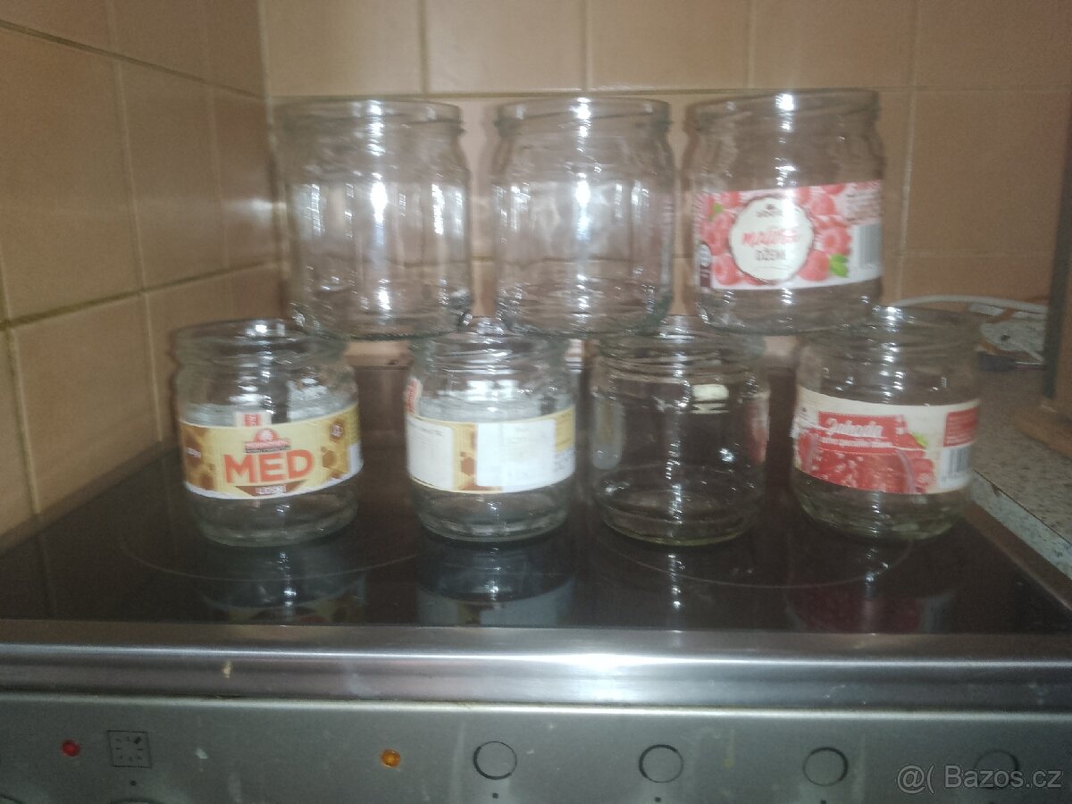 Zavařovací sklenice bez víček 420 ml 300 kusů.