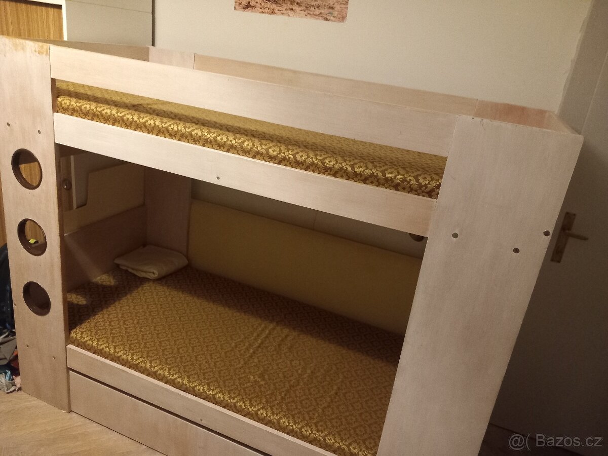 Patrova postel, patrovka včetně matraci