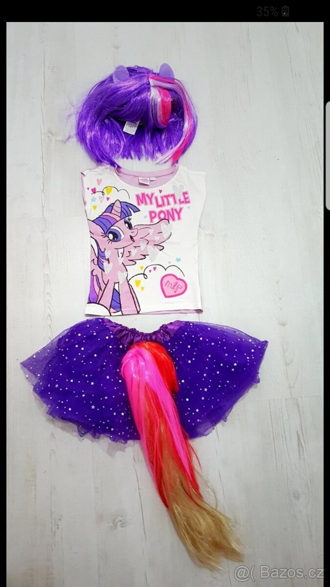 Přenáherný luxusni kostým My little pony