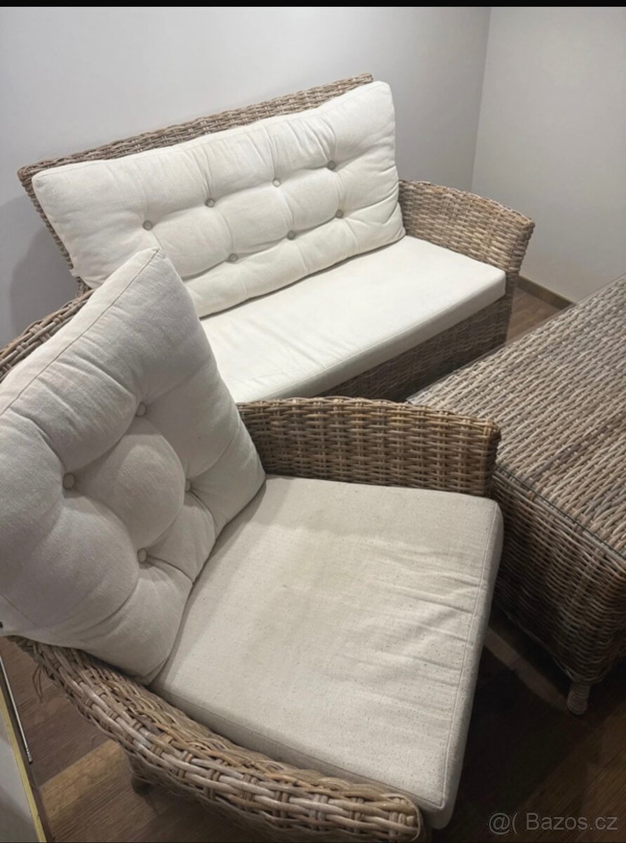 Ratanová sedací souprava – elegantní a pohodlná