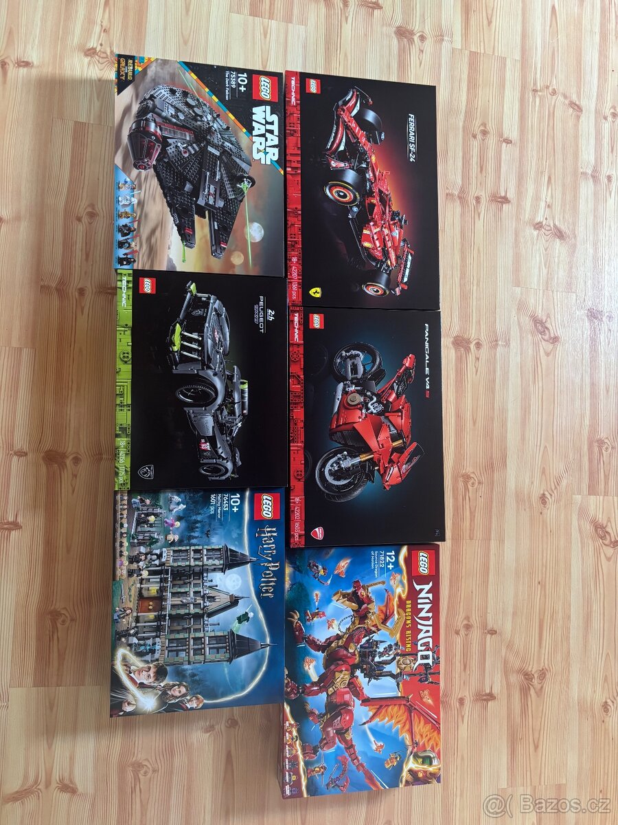 LEGO TECHNIC, LEGO STAR WARS, LEGO HARRY POTTER