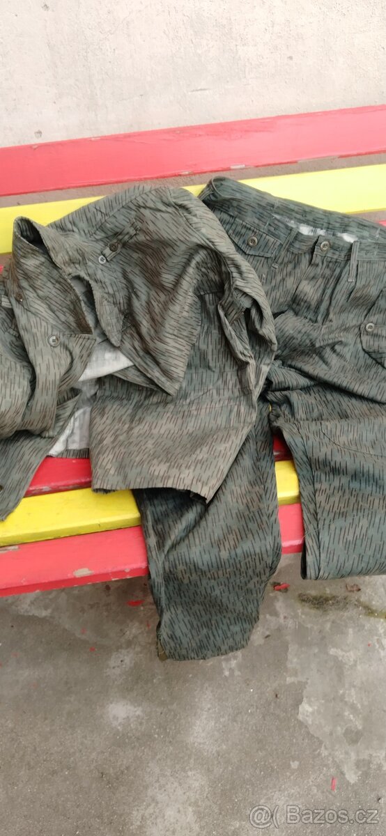 Vojenské maskáče jehličí bunda 2 b kalhoty 2 b rok 63