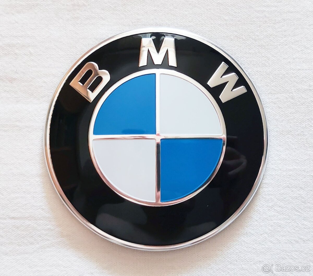 BMW přední i zadní znak modrobílý 82mm, 3pin