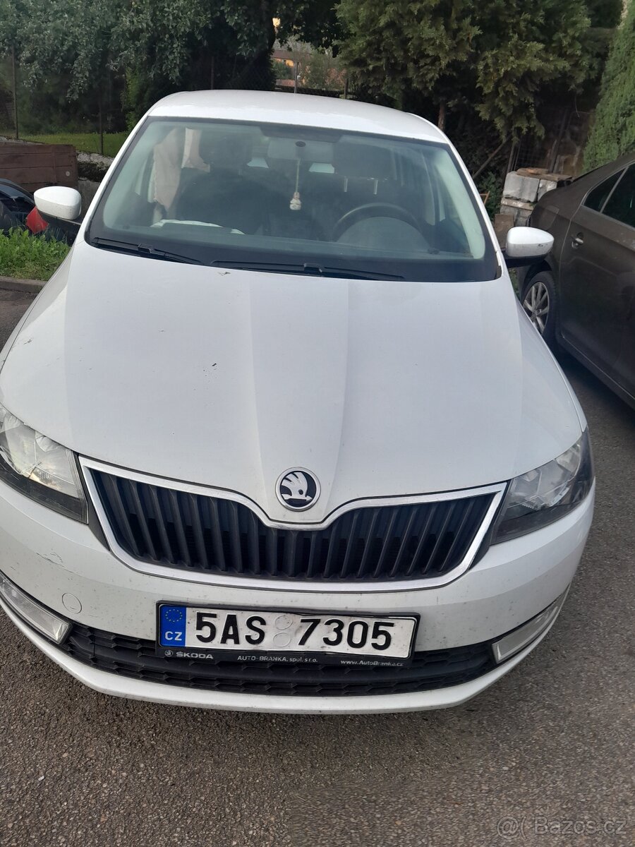 ŠKODA rapid 1.2Tsi 81kw 2016 REZERVACE