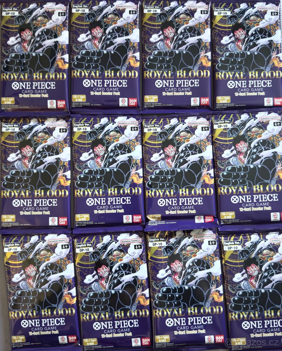 12x Booster Pack One Piece TCG OP-10 Royal Blood