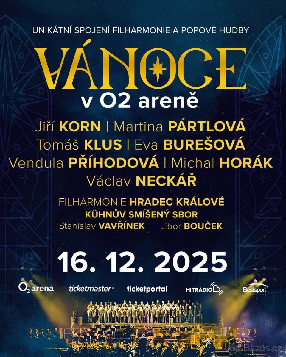 VÁNOCE V O2 ARENĚ, VIP KLUBOVÉ PATRO, 16.12.2025