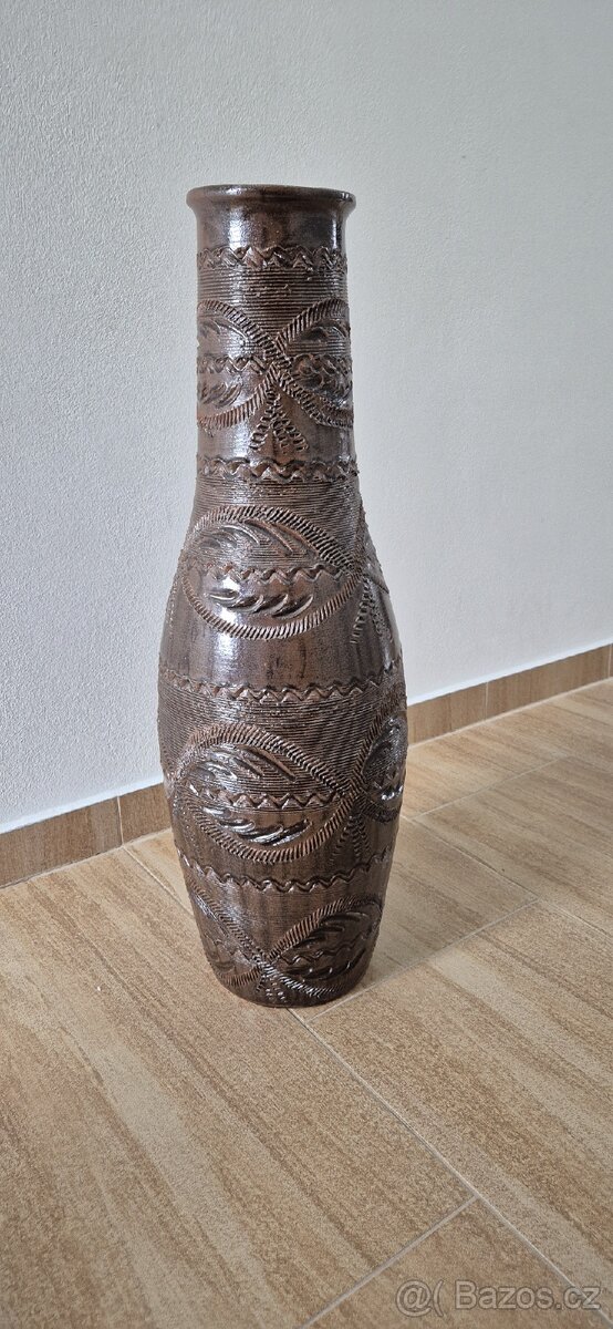 Prodám keramickou vázu, výška 72cm